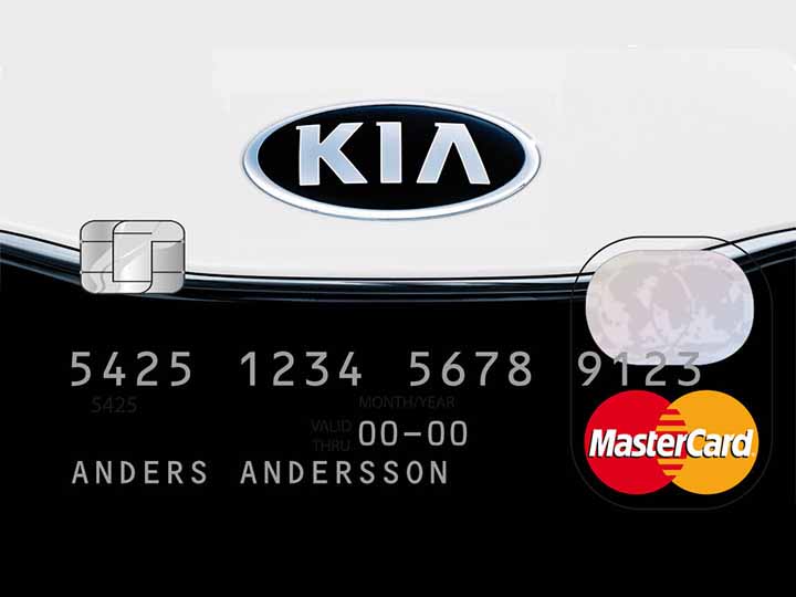 Dela upp dina bilomkostnader med Kia-kortet